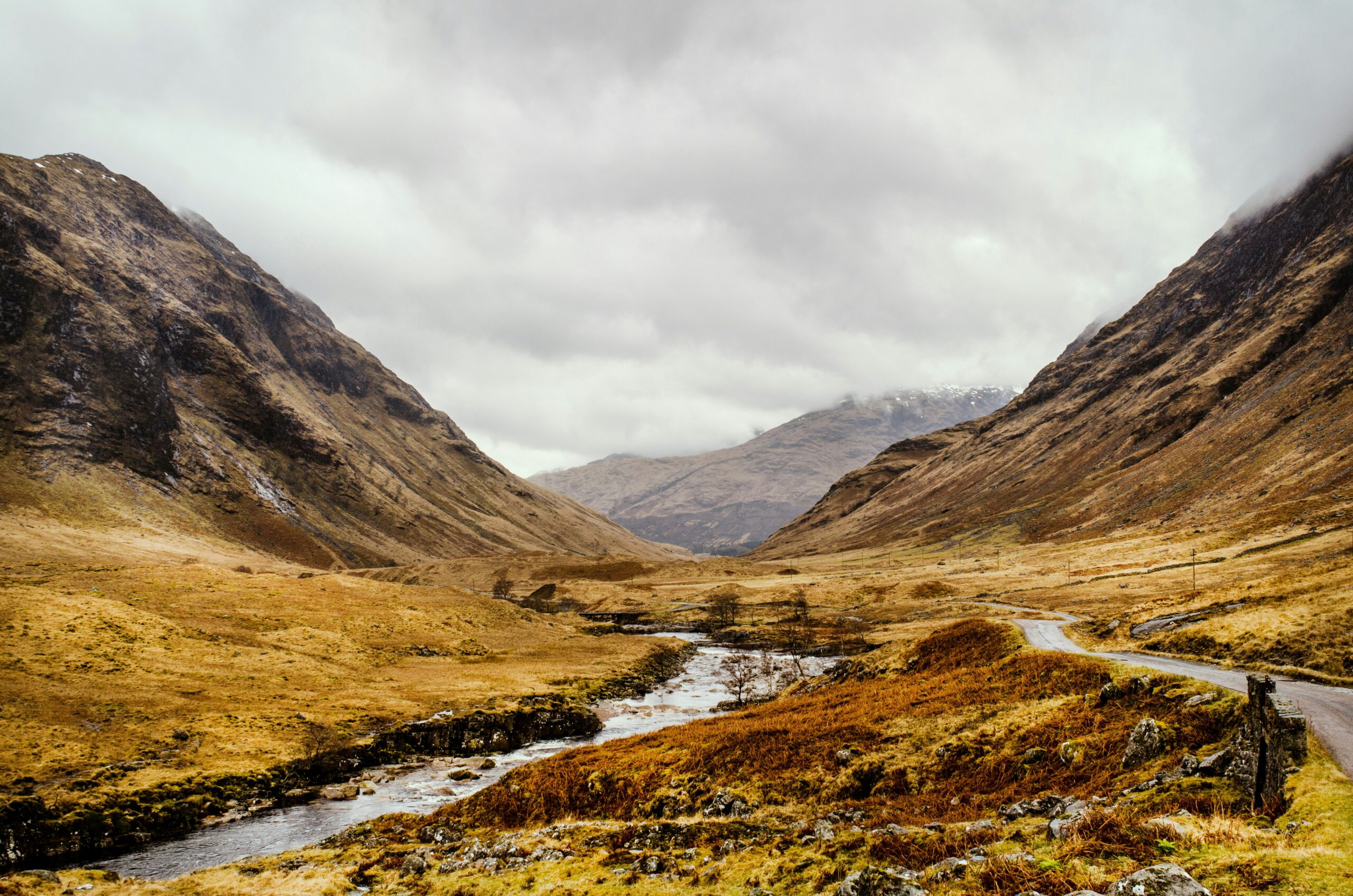 Scottish Glen Etive road